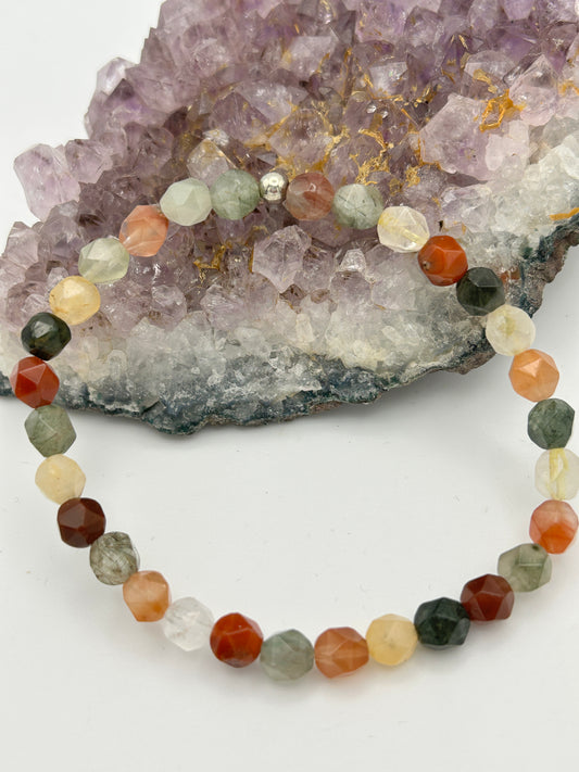 Edelsteinarmband Rutilquarz