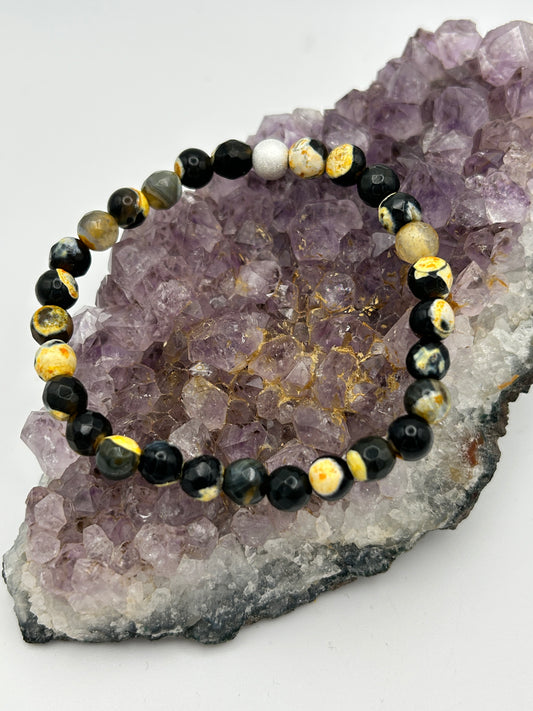 Edelsteinarmband Sunset Achat