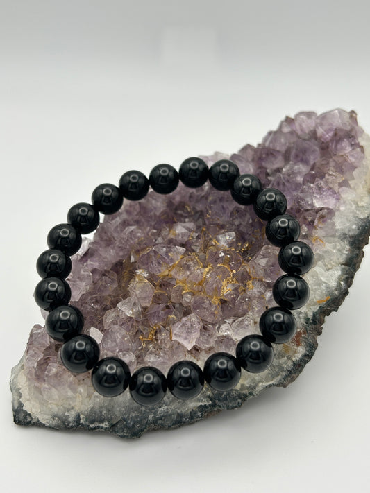 Edelsteinarmband Turmalin schwarz