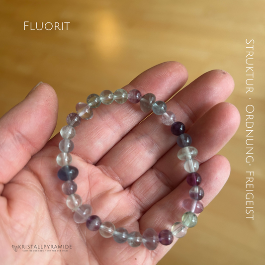 Edelsteinarmband Fluorit
