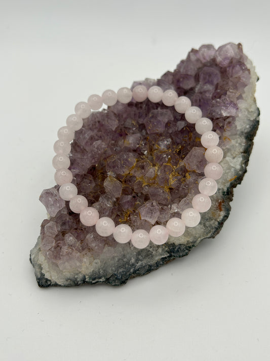 Edelsteinarmband Rosenquarz