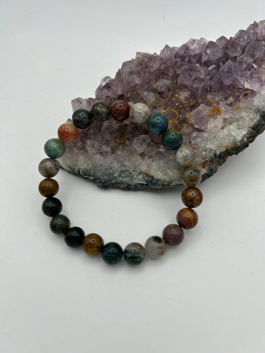 Edelsteinarmband Ozeanjaspis