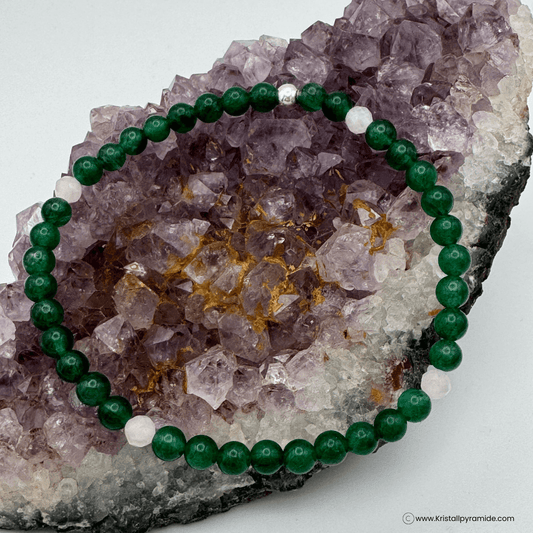 Edelsteinarmband Sternaventurin mit Rosenquarz